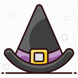 女巫的帽子图标