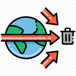 地球垃圾图标