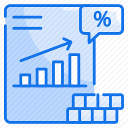图表报告图标