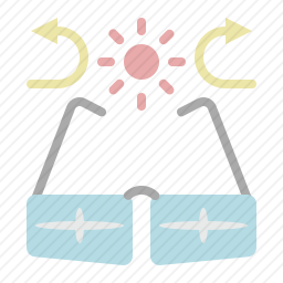 太阳镜图标