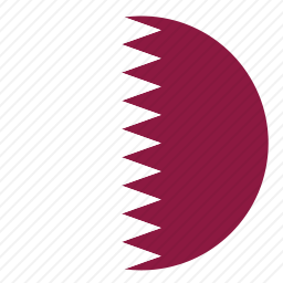 卡塔尔国国旗图标