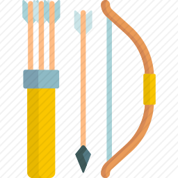 弓和箭图标