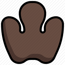 犀牛爪印图标