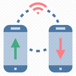 手机传输图标