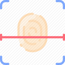 指纹识别图标