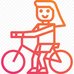 骑自行车图标