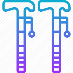 登山杖图标