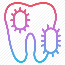 牙齿细菌图标