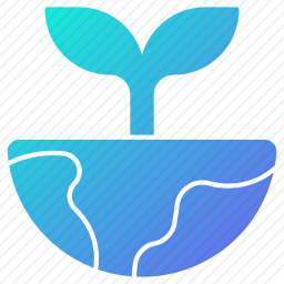 绿色地球图标