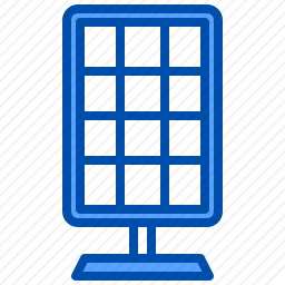 太阳能电池板图标