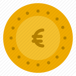 <em>欧元</em><em>硬币</em>图标