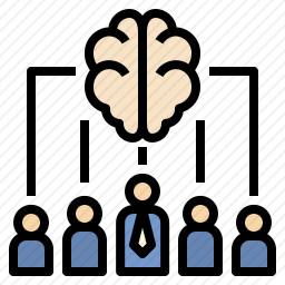 团队大脑图标
