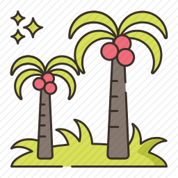 <em>棕榈树</em>图标