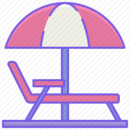 休闲椅图标