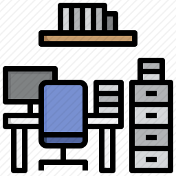 办公桌图标