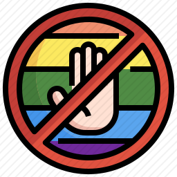 禁止同性恋图标