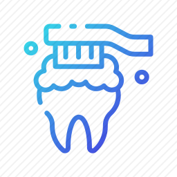 牙齿清洁图标