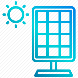 太阳能电池板图标