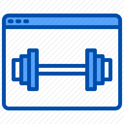 在线健身教程图标