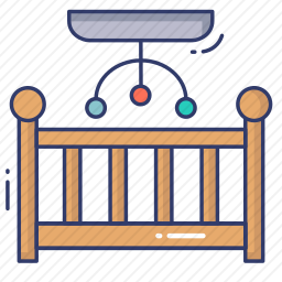 婴儿床图标
