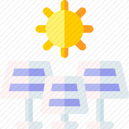 太阳能电池板图标
