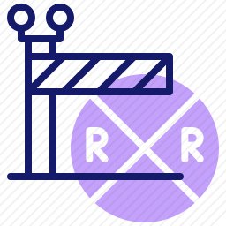 铁路交叉口图标