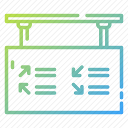 机场指示牌图标