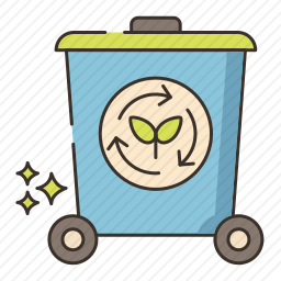 回收垃圾桶图标