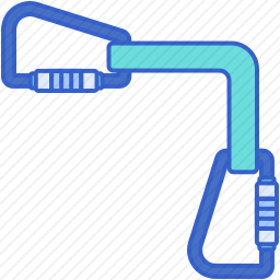 登山扣图标