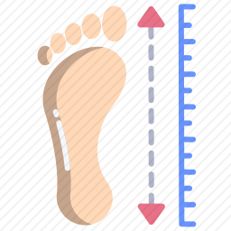 脚长图标