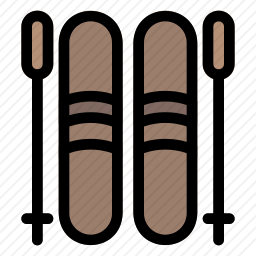滑雪板图标