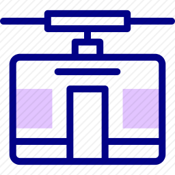 缆车车厢图标