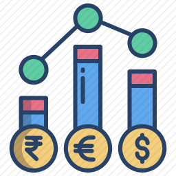 经济图表图标