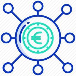 网络欧元图标