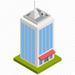 摩天大楼图标