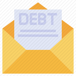 债务邮件图标