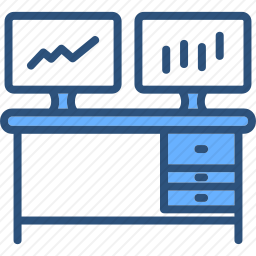 电脑图表图标