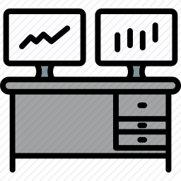 电脑图表图标