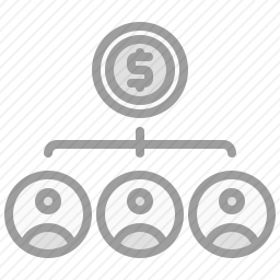 收益分配图标
