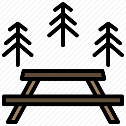 野营桌图标