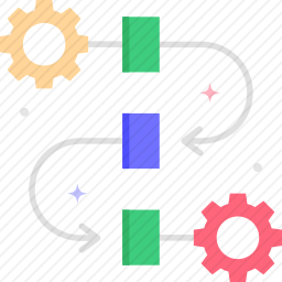 工作流程图标