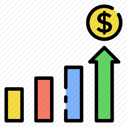 经济图表图标