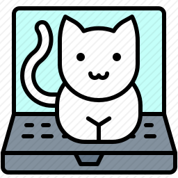 电脑和猫咪图标