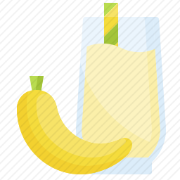 香蕉冰沙图标