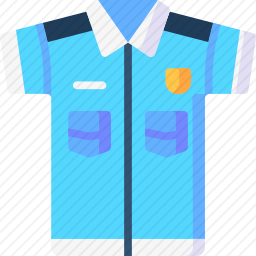 <em>警服</em>图标