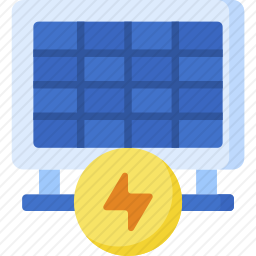 太阳能电池板图标