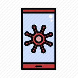 手机病毒图标