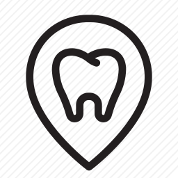 <em>牙科</em>位置图标