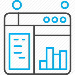 网页图表图标