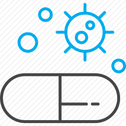 病毒胶囊图标